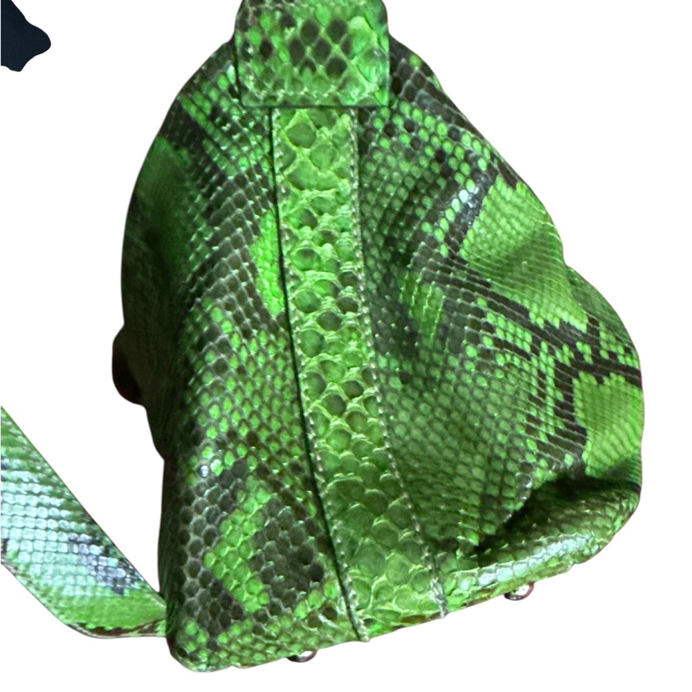 Gucci Green Python Crossbody/Handbag - image 6